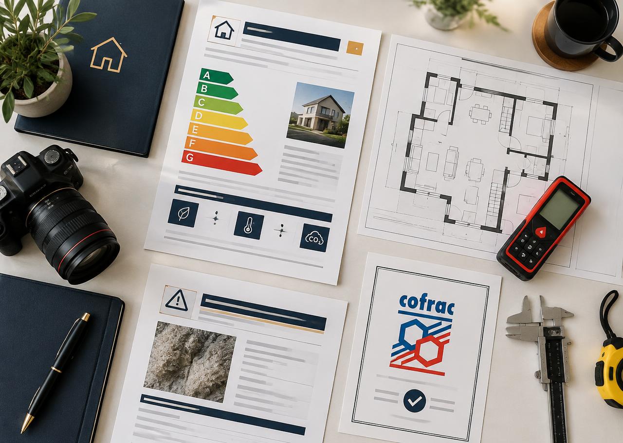 Dossier de diagnostics immobiliers : DPE, plan mesuré et certification COFRAC